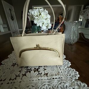 Vintage Coach Mini Tote with Kisslock 70's Bonnie Cashin Era